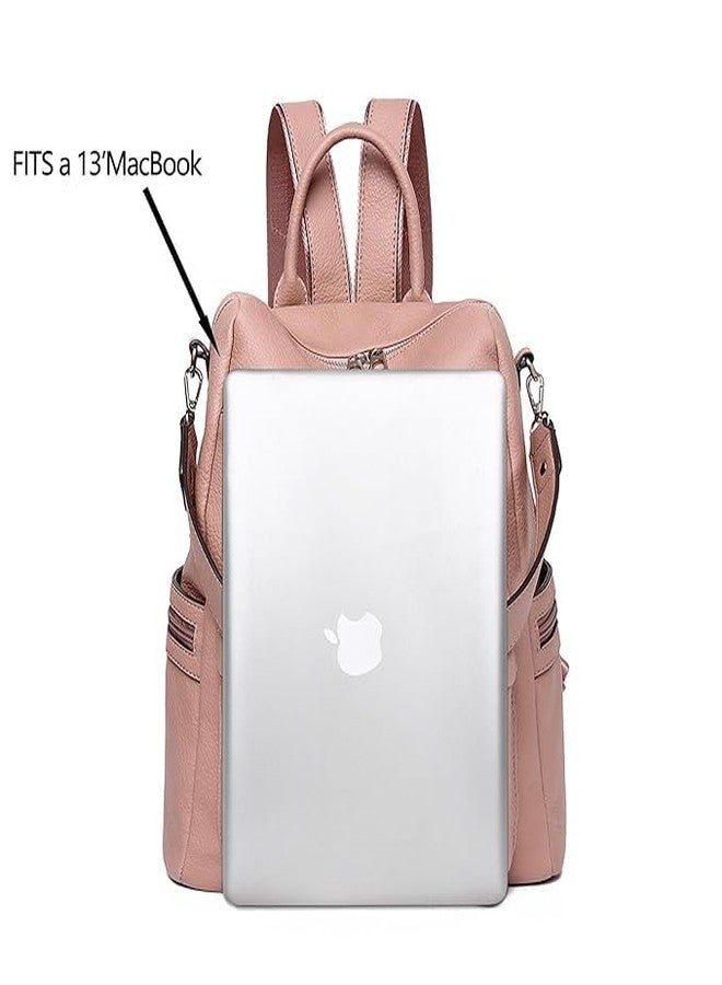 MUCHOVA 32L Casual Backpack, Water Resistant Backpack, Travel Bag for Women, College Bag for Girl's (Peach) - Image 3