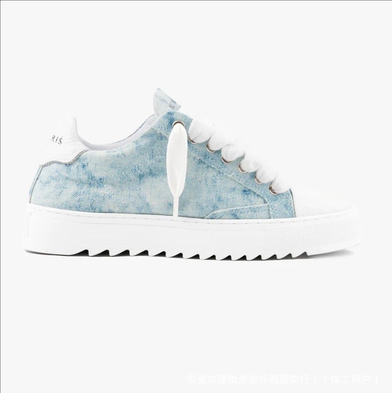 High Quality Numeris Men's Fashion Trendy Ripped Canvas Shoes Casual Couple Skate Shoes