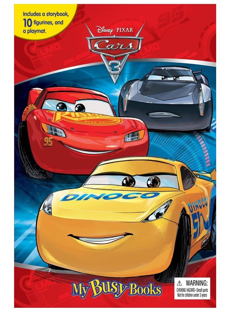 Disney Pixar Cars 3 My Busy Book - Image 1