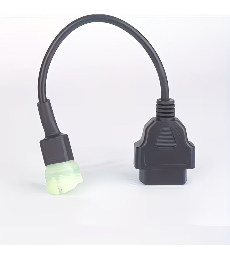 6 Pin To 16 Pin OBD2 Diagnostic Adapter Connector For Kawasaki Motorcycles 1pc - Image 4