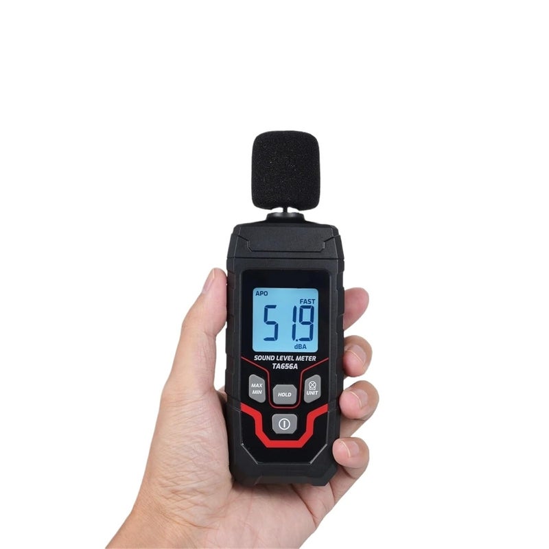 TA656A كاشف ضوضاء عالي الدقة مقياس مستوى الصوت 30-130 ديسيبل مقياس ديسيبل محلل صوت احترافي - Image 2