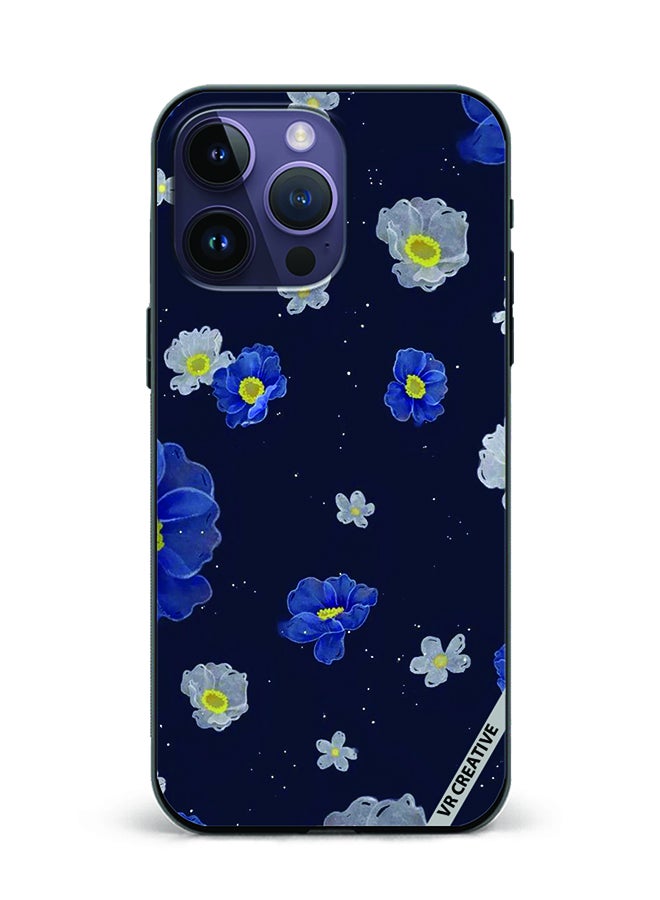 VR CREATIVE Protective Case Cover For Apple iPhone 15 Pro Floral Design Multicolour - Image 1