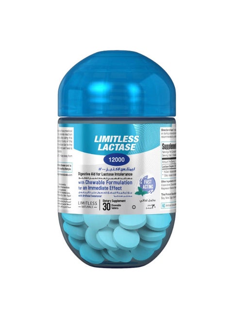 Lactase 30 Chewable Tablets