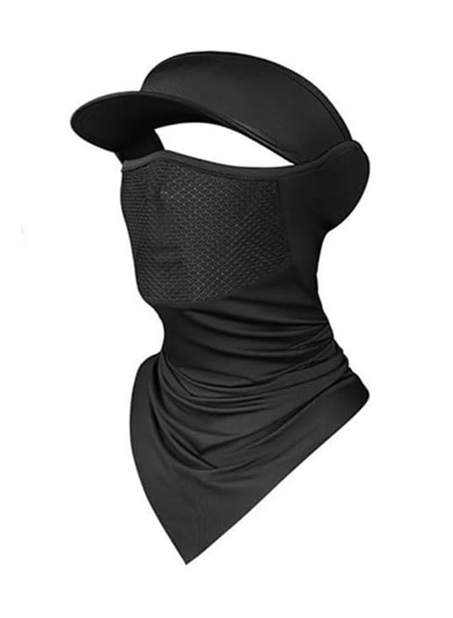 Generic UV Protection Face Mask with Brim, Full Face Sun Protection Face Covering Protection, Neck Gaiter Face Cover for Outdoor, Ponytail Sun Hat Sunscreen Breathable, Ice Silk Neck Gaiter - Image 1