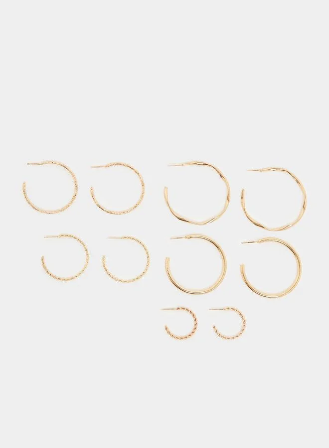 Styli Pack of 5 - Gold Hoop Earrings