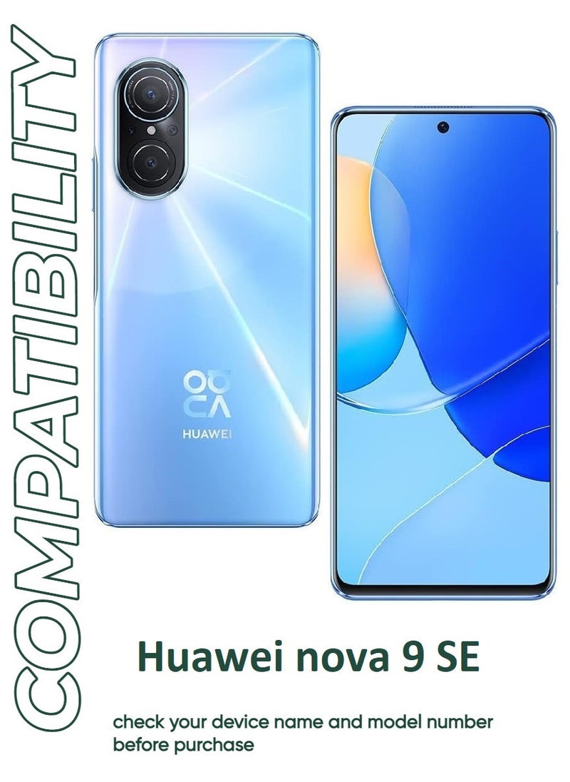 4 Pieces Antistatic ESD Dustproof Premium Quality High Definition Tempered Glass Screen Protector Designed For Huawei nova 9 SE