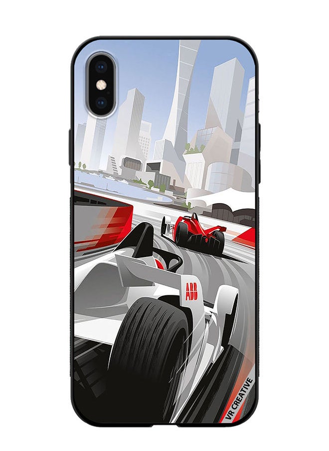 VR CREATIVE Protective Case Cover For Apple iPhone XS Max F1 Car Racing Design Multicolour  - Image 1