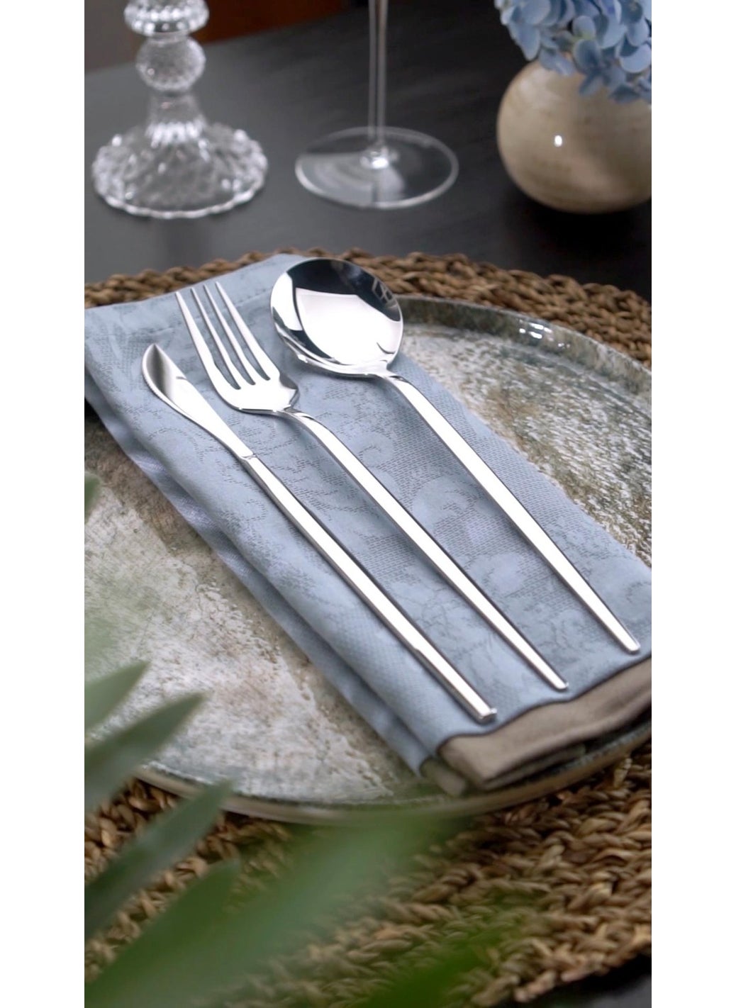 Onon Mokka 16 Piece Cutlery Set 18/0  - Image 4