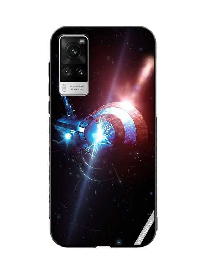 VR CREATIVE Protective Case Cover For Vivo X60 Pro Marvel Design Multicolour - Image 1