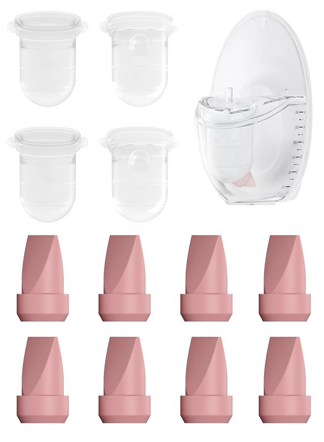 IVARONAL 12 قطعة ملحقات مضخة الثدي M6، تشمل 8 قطع صمام بطة و 4 قطع غشاء لموديل مومكوزي | M6، بديل لقطع مضخة مومكوزي، ليست قطع أصلية، 12 قطعة حمراء - Image 1