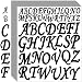 Bemeol 1560 Pieces Letter Stickers 30 Sheets Self Adhesive Vinyl Stick on Letters Capital Alphabet Sticker Letter for Craft Bulletin Boards Classroom Home Business DecorationBlack1Inch2Inch - Image 2