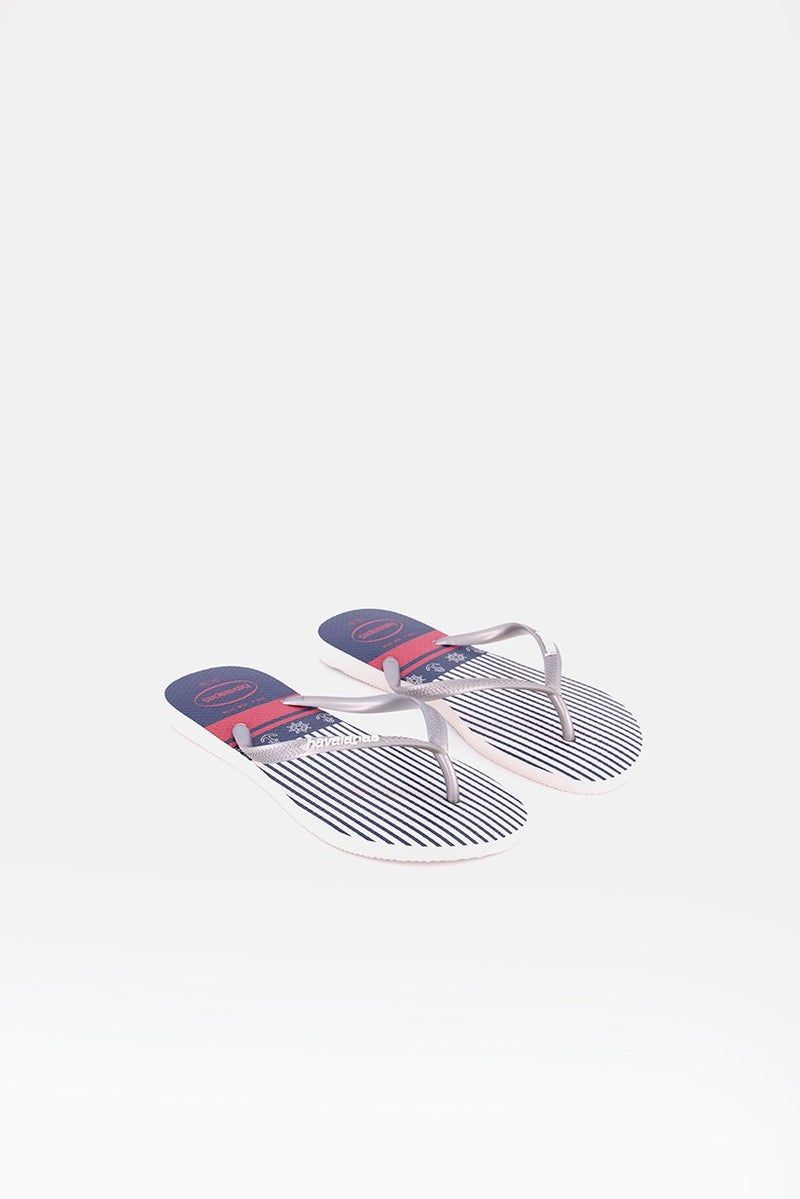 havaianas Women Style 2 Slim Nautical Slippers, Multicolor  - Image 1
