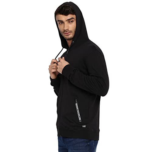 Lee Black Solid Regular Fit Sweatshirt - Image 2