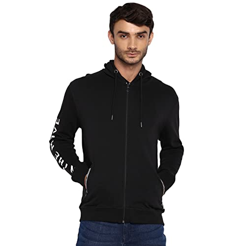 Lee Black Solid Regular Fit Sweatshirt - Image 1