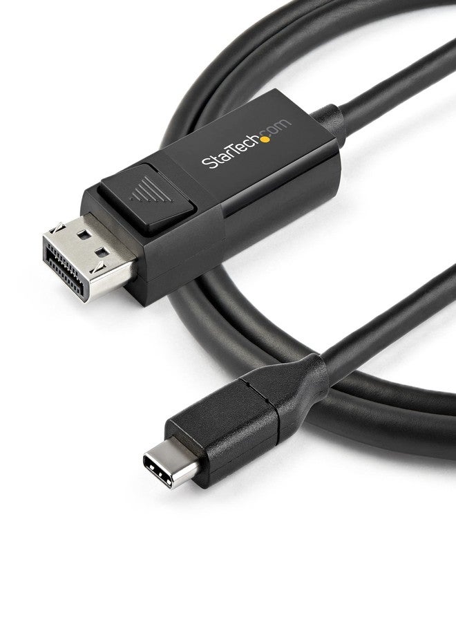 StarTech.com 6ft (2m) USB C to DisplayPort 1.2 Cable, 4K 60Hz, Bidirectional DP USB-C Video Adapter Cable for Windows, Apple M1 M2 M3 M4, USB4 Thunderbolt Compatible - Image 4