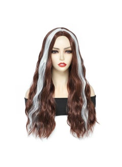 NIBEMINENT Brown Ombre Long Wavy Curly Wig  - Image 1