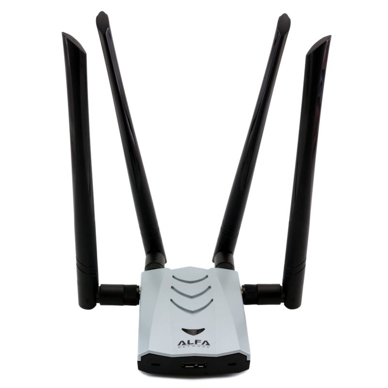 ALFA Network ALFA AC1900 WiFi Adapter - 1900 Mbps 802.11ac Long-Range Dual Band USB 3.0 Wi-Fi Network Adapter w/4x 5dBi External Dual-Band Antennas, TAA Compliant - Image 2