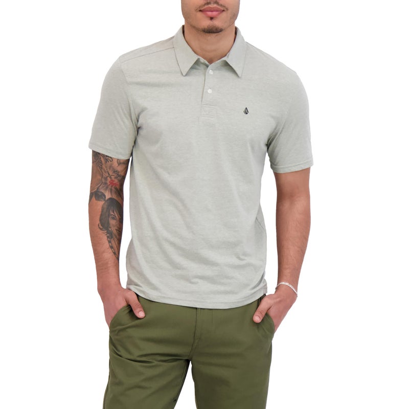 Volcom Men's Banger Polo Heather Grey M - Image 1