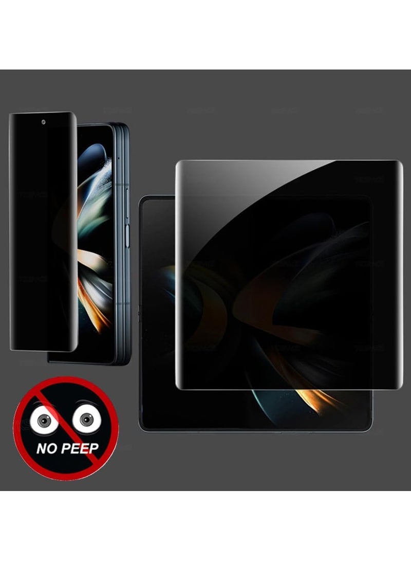 general High Quality EPU Soft Privacy Hydrogel Film Compatible with VIVO X Fold 3 Pro Purse Anti-Spy inner External Screen Protector For Vivo X Fold3 Pro - Image 2