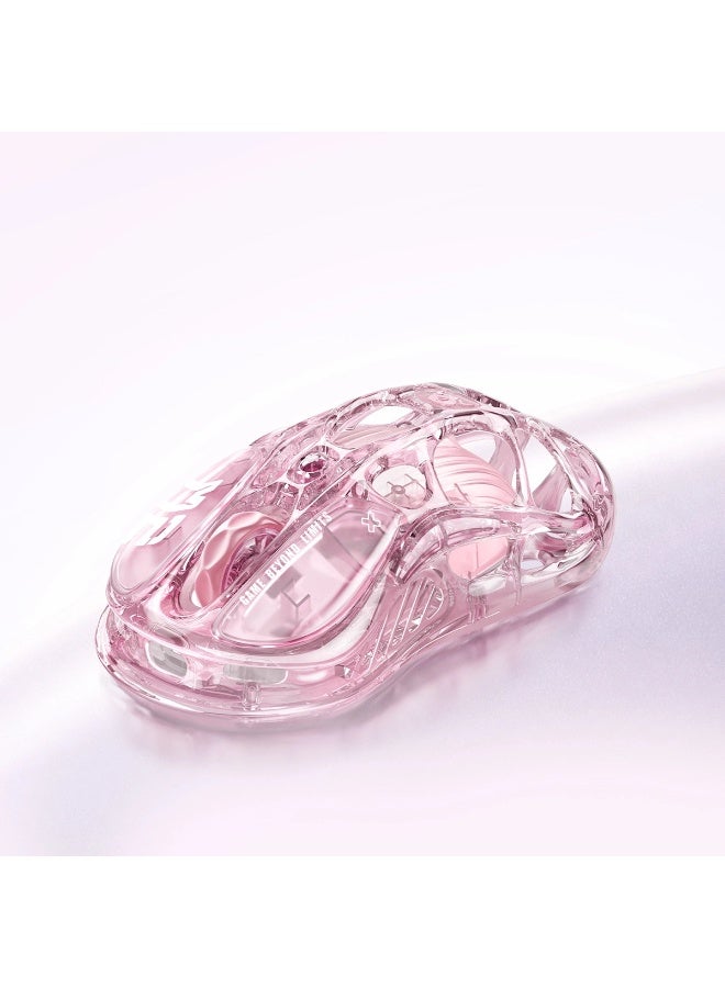 Gravastar Mercury M2 Wireless Gaming Mouse, PAW3395DM sensor ,Up to 82 Hours on a 1.5-hour Charge, 650 IPS Maximum Acceleration, 26000 DPI High-Resolution Sensitivity, Crystal Rose - Image 1