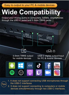 صنبميبج بطاقة صوت حية SX96، 14 مؤثرًا صوتيًا مسخنًا مسبقًا، كتم صوت خارجي USB بنقرة واحدة، خلاط DJ، مناسب للبث المباشر والكمبيوتر والتسجيل  - Image 3