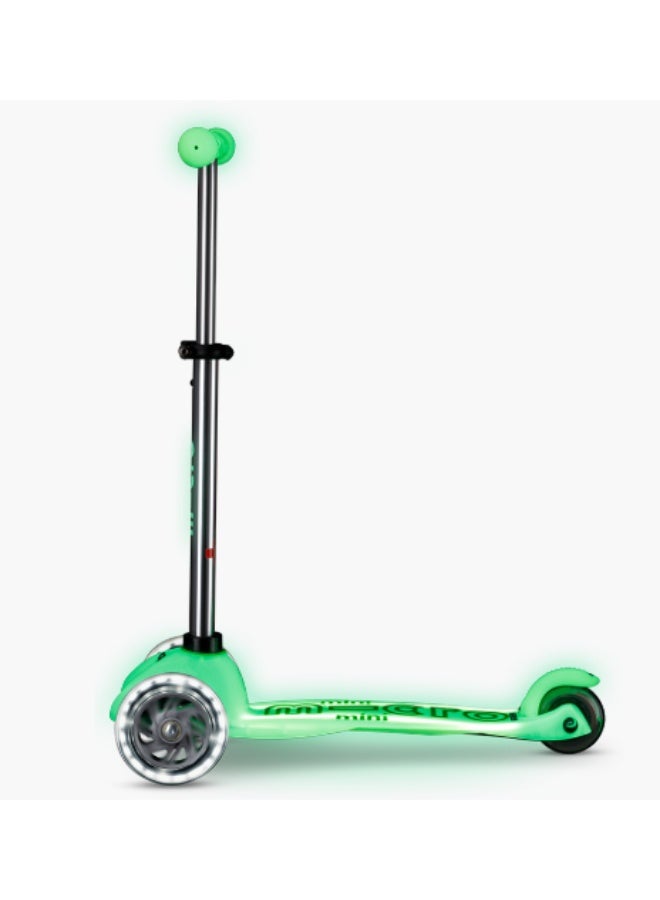 مايكرو Micro Kickboard | Mini Deluxe Glow Plus LED Scooter | Adjustable Handlebar | Lean-to-Steer | Lightweight | Three-Heel | Kids Ages 2-5 yrs - Image 4