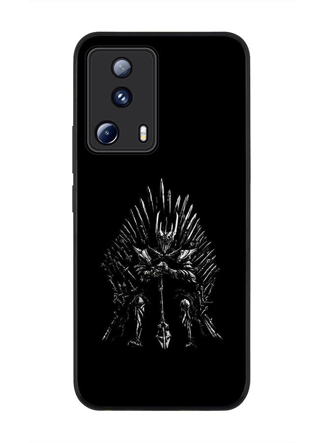 Stylizedd Rugged Black edge case for Xiaomi 13 Lite 5G / Xiaomi Civi 2 5G, Slim fit Soft Case Flexible Rubber Edges Anti Drop TPU Gel Thin Cover -  GOT One Throne - Image 1