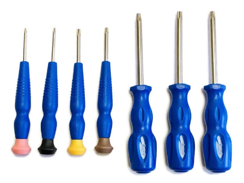 Silverhill Tools ATKS51 5Point Star Pentalobe Screwdriver Set Sizes TS8 TS30 IPR8 IPR30