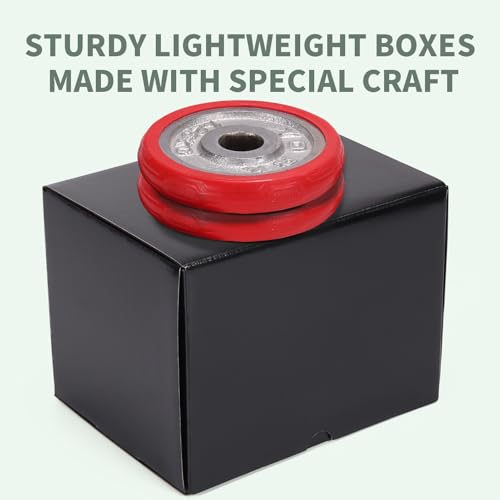 Rempry 8x6x6 Inches Black Small Shipping Boxes Pack of 25, Cardboard Corrugated Mailer Boxes for Packaging Small Business, Black Gift Boxes for Mailing Present - Image 4