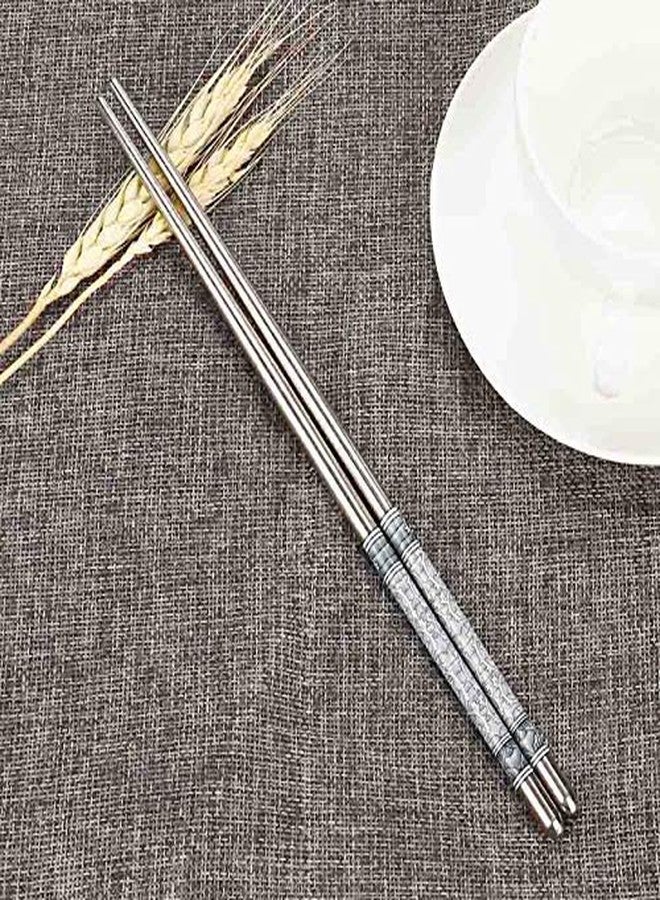 UnequeTrend Stainless Steel Chopsticks - Set of 10 - Image 4