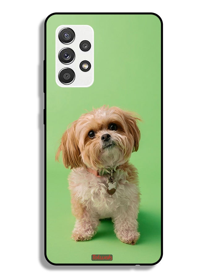 Tolwak Samsung Galaxy M32 5G Protective Case Cover Cute Puppy - Image 1