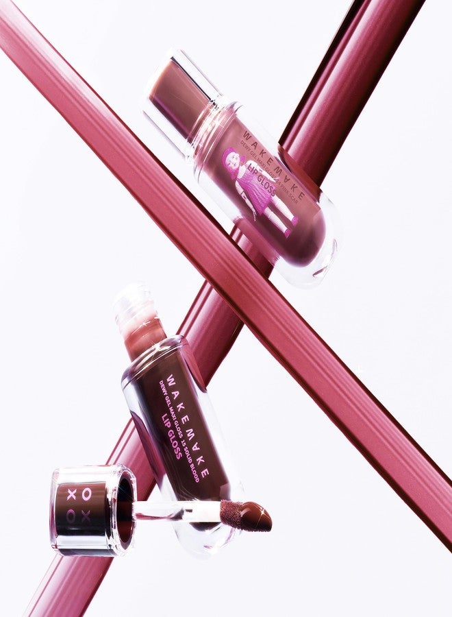WAKEMAKE WM X NETFLIX SQUID GAME Dewy Gel Maxi Gloss 14 Pink Scar Set (+Watery Tok Tint Mini 7 Bloody Pop) - Image 3