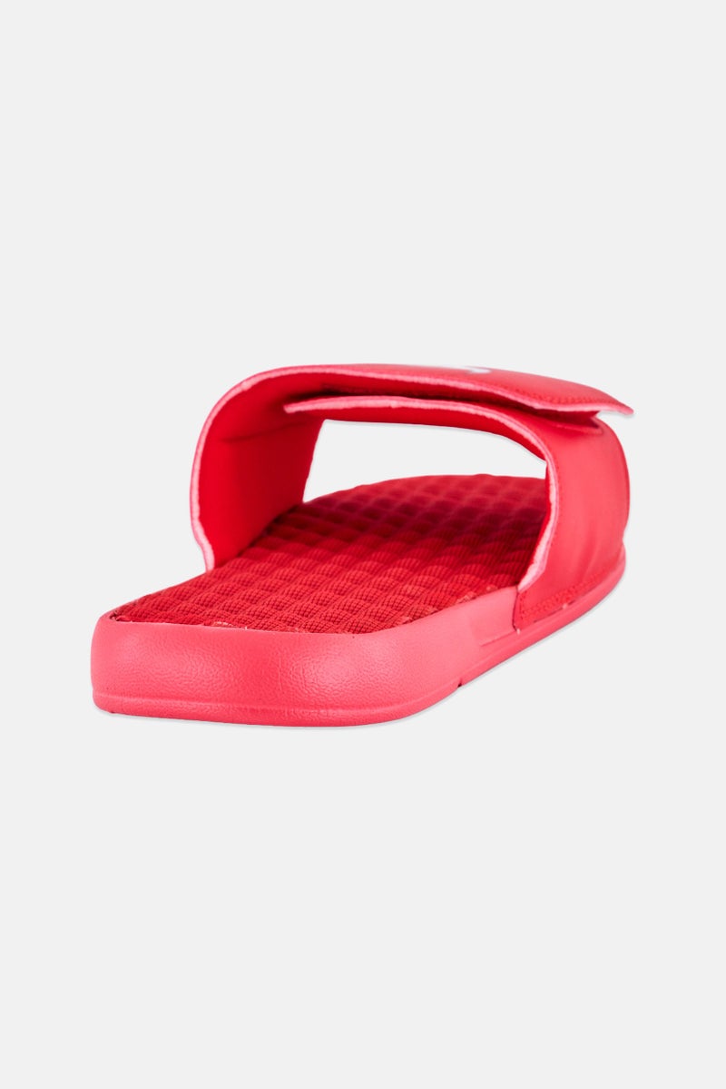 ISlide Men Chicago Bulls Slip On Slides, Red - Image 3