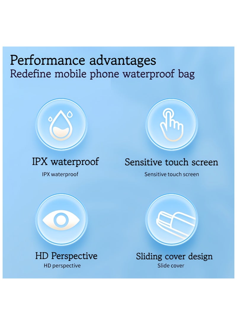 حقيبة متنقلة مضادة للماء، وظيفة شاشة اللمس، حقيبة مضادة للماء، كيس جفاف للهاتف الخلوي، حقيبة مضادة للماء للهواتف الخلوية الذكية - pzsku/Z1DA5C24141FA49B9239FZ/45/_/1713593256/0bcafdca-db85-4085-8a0f-0da2b17f369a