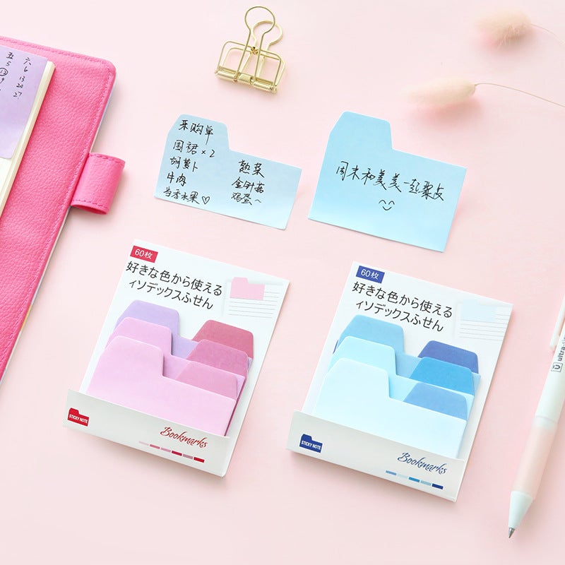 Message Notes N Times Stickers Hello Color Index Gradient Color Multi-Color Creative Diy Sticky Notes - Image 5