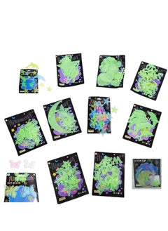 Generic Luminous Plastic 3D Stars Glow In The Dark Wall Stickers Multicolour  - Image 1