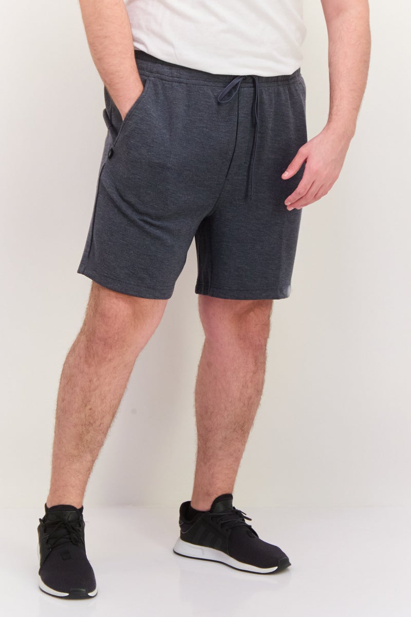 Gaiam Men Slim Fit Outdoor Shorts, Heather Grey - Image 1