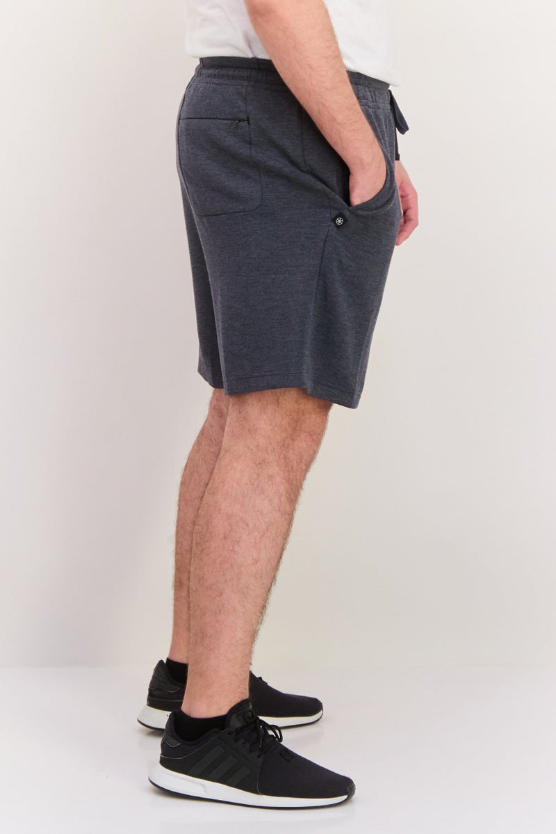 Gaiam Men Slim Fit Outdoor Shorts, Heather Grey - Image 2