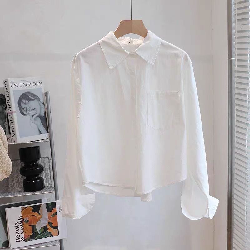 French Ruffled Slip Shirt Women'S Pure Desire Shoulder Chic Beautiful Shoulder Strap Shirt Trendy - Image 1