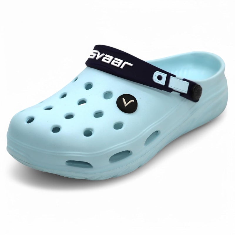 SVAAR Mens Ultra-Soft Lightweight Clogs || Breathable & Waterproof Slip-On Sandals with Adjustable Back Strap for All-Day Comfort - Image 2