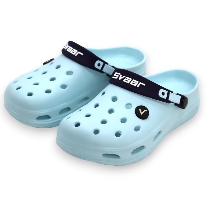 SVAAR Mens Ultra-Soft Lightweight Clogs || Breathable & Waterproof Slip-On Sandals with Adjustable Back Strap for All-Day Comfort - Image 1