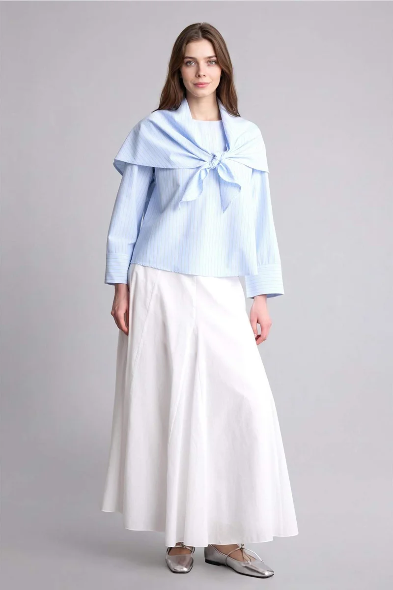 Defacto A Cut Voile Maxi Skirt