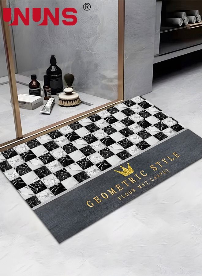 UNUNS Indoor Doormat,Front Back Door Mat Rubber Backing Non Slip Door Mats 50*80CM Absorbent Resist Dirt Entrance Doormat Inside Floor Mats Area Rug for Entryway Machine Washable  - Image 4