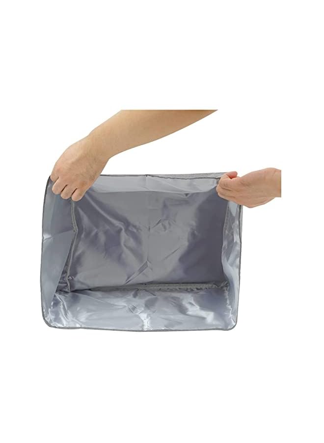 IAF Air Fryer Dust Cover Heat-Resistant Waterproof Dust-Proof Nylon Fabric Dust Cover Case Protection for 4-6 Quart Air Fryer Pressure Cooker with 4 Storage Pockets Washable Fryer Dust Cover - Image 4