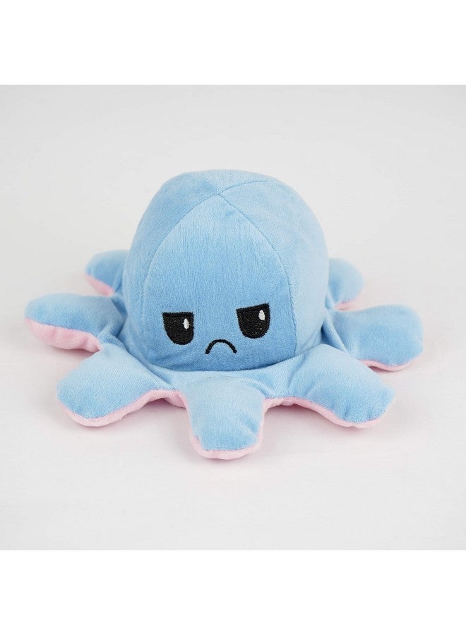 إيثيو لعبة الأخطبوط المتغير الجانبي المحشوة الصغيرة - لعبة حيوانية | أظهر حالتك المزاجية دون قول كلمة (أزرق وردي) - Image 1