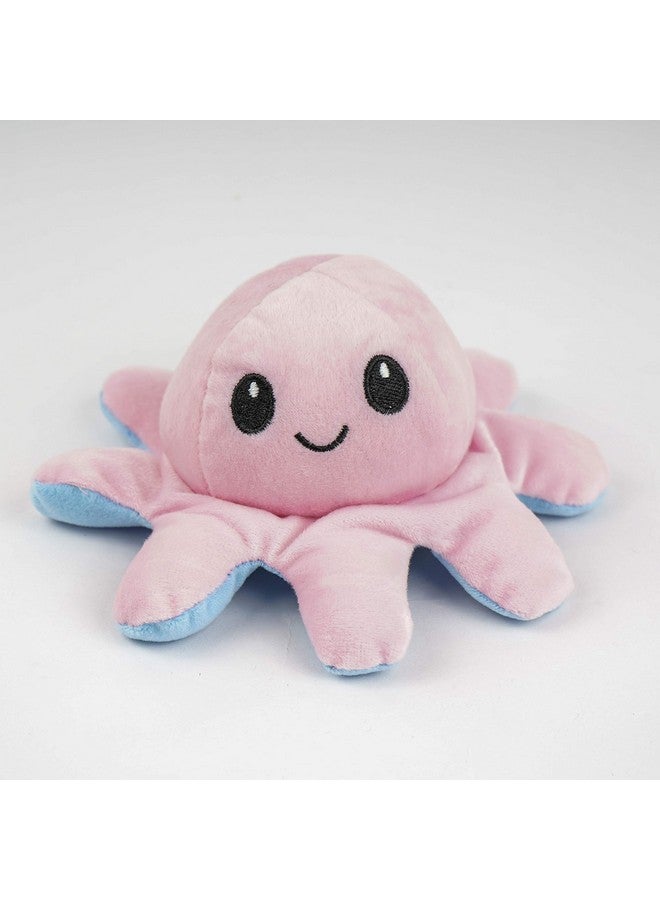 إيثيو لعبة الأخطبوط المتغير الجانبي المحشوة الصغيرة - لعبة حيوانية | أظهر حالتك المزاجية دون قول كلمة (أزرق وردي) - Image 2