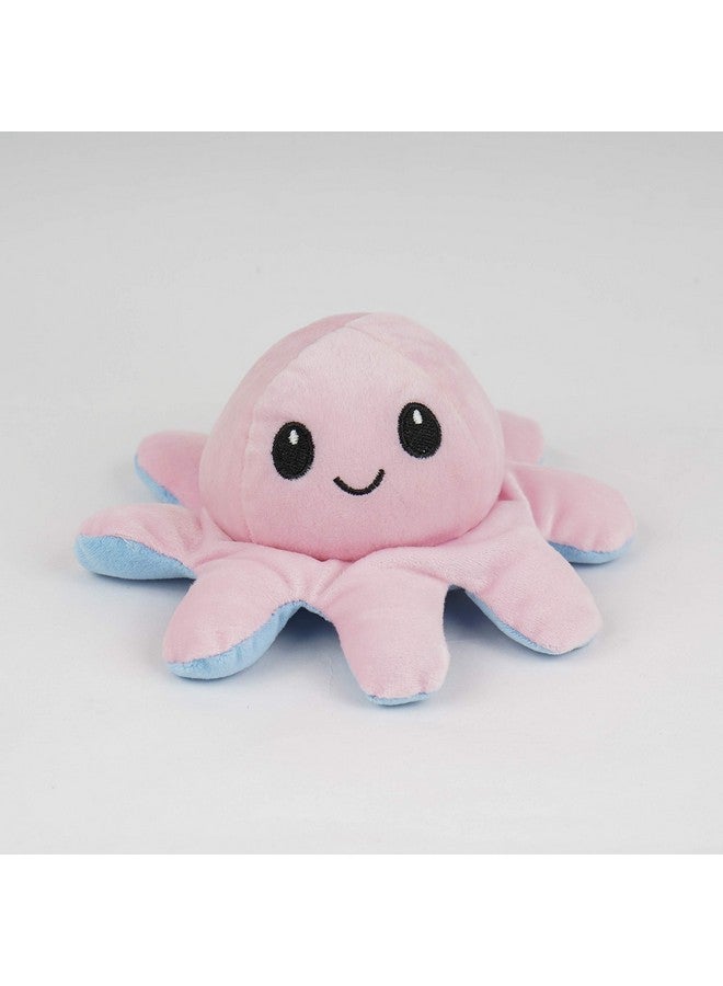 إيثيو لعبة الأخطبوط المتغير الجانبي المحشوة الصغيرة - لعبة حيوانية | أظهر حالتك المزاجية دون قول كلمة (أزرق وردي) - Image 4