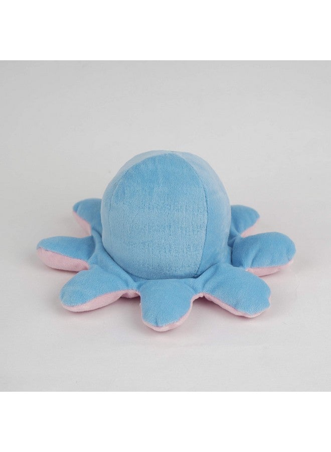 إيثيو لعبة الأخطبوط المتغير الجانبي المحشوة الصغيرة - لعبة حيوانية | أظهر حالتك المزاجية دون قول كلمة (أزرق وردي) - Image 3