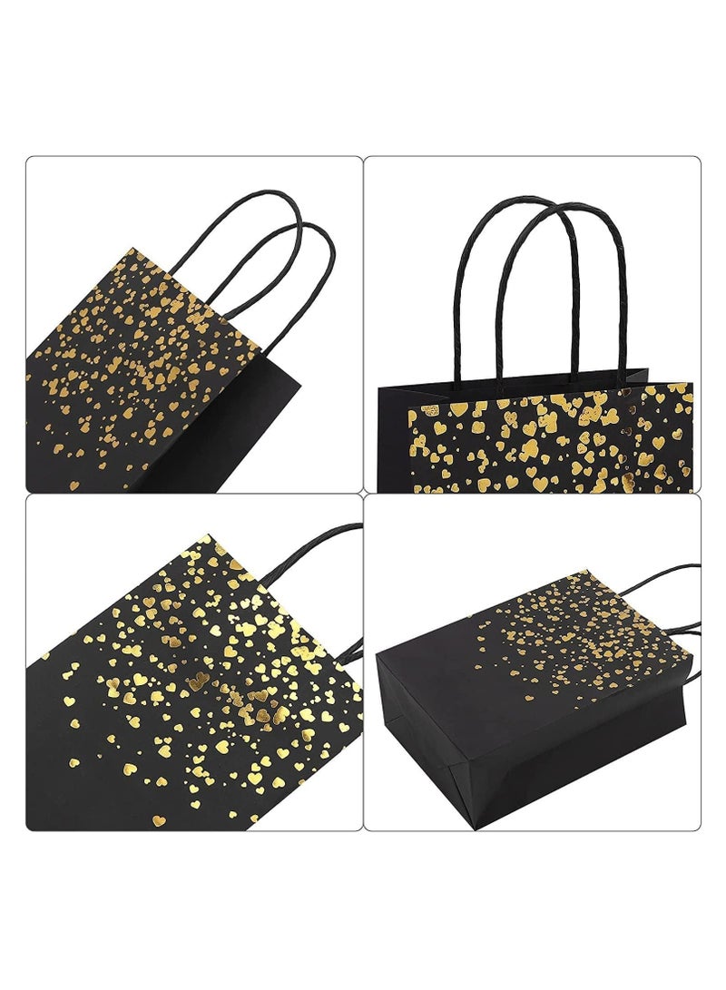 Excefore Paper Gift Bags 24 Pcs, Kraft Paper Bags Party Favor Bags with Handles for Kids Birthday, Baby Shower, Crafts, Wedding, Party Supplies, Size 21x15x8 cm - Image 4