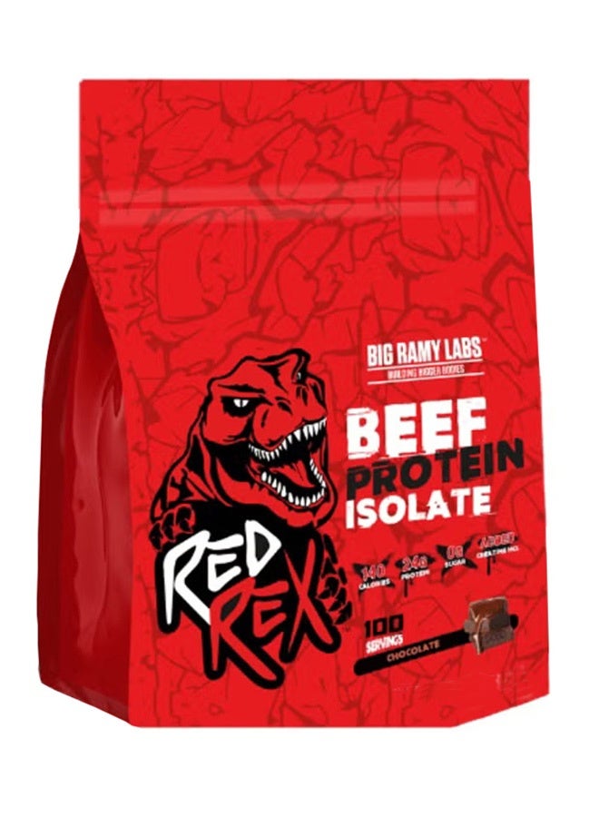 بروتين لحم بقري معزول من ريد ريكس، بنكهة الشوكولاتة، 100 حصة، 8 أرطال